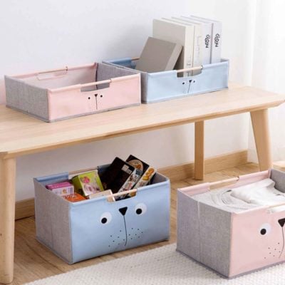 Pastelly Foldable Storage Box Boxes Containers Closet Wardrobe Cupboard Desk Organizers Organisers Style Degree Sg Singapore