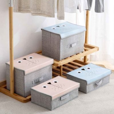 Pastelly Foldable Storage Box (With Lid)