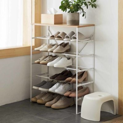 The Scandinavian Shoe Rack Shoes Racks Shoe Organizer Organiser Storage Box Slippers Heels Living Home Decor Style Degree Sg Singapore