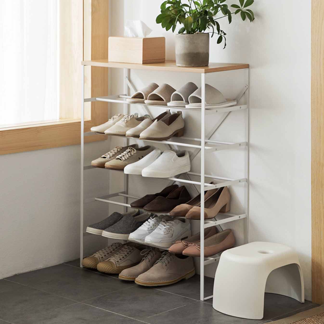 The Scandinavian Shoe Rack Minimalist Shoe Storage Style Degree