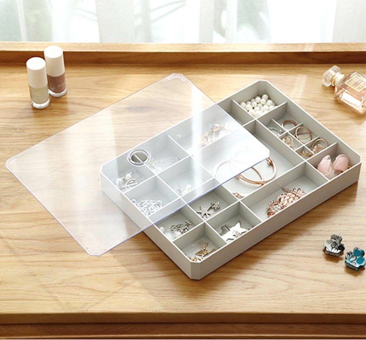 Watch & Jewellery Tray Organizer Jewelleries Trays Storage Holders Necklace Earring Ring Organiser Style Degree Sg Singapore