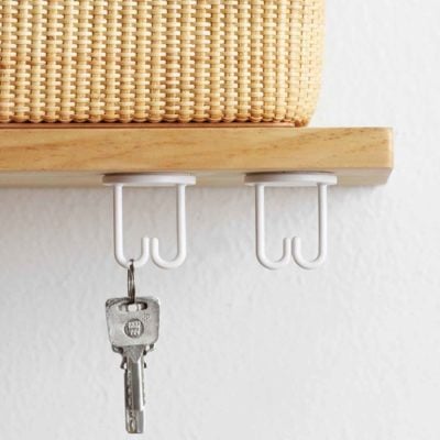 Keys & Accessories Hanging Holder (2pc Set) Holders Hanger Hangers Hooks Kitchen Bathroom Toilet Organizer Organiser Style Degree Sg Singapore