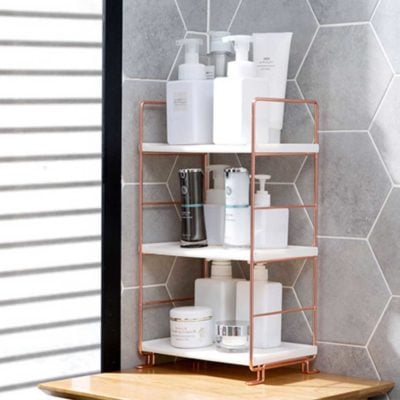 Roseo Classic Standing Rack Racks Shelf Bathroom Kitchen Storage Toilet Toiletries Organiser Organizer Style Degree Sg Singapore