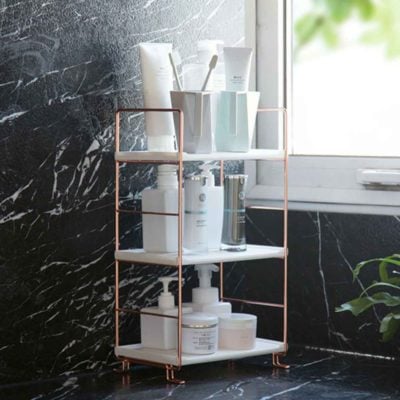 Roseo Classic Standing Rack Racks Shelf Bathroom Kitchen Storage Toilet Toiletries Organiser Organizer Style Degree Sg Singapore