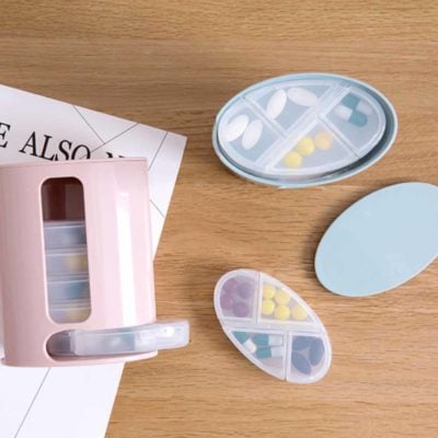 Weekly Medication Organizer Box Pill Medicine Vitamin Supplement Storage Travel Organiser Boxes Style Degree Sg Singapore