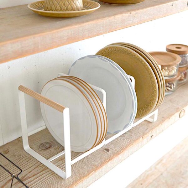 Scandinavian Dinnerware Organizer Organiser Plates Bowls Standing Holder Style Degree Sg Singapore