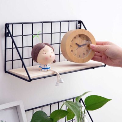 Rustic Bracket Wall Shelf Shelves Holders Organizer Organiser Living Room Decorations Style Degree Sg Singapore