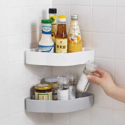 Kurve Corner Bathroom Wall HolderHolders Organizer Organiser Style Degree Sg Singapore