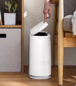 Futura Slim Dustbin Dustbins Garbage Rubbish Bins Bin Chute Trash Can Cleaning Style Degree Sg Singapore