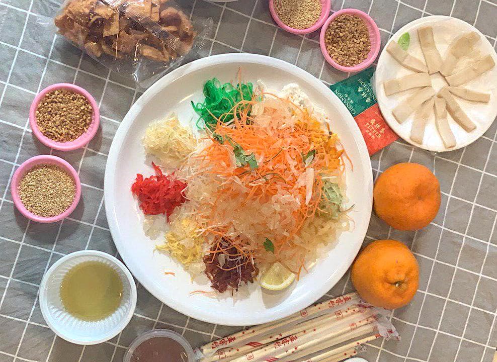 what to say lo hei yu sheng lou hei auspicious phrases chinese new year singapore sg style degree