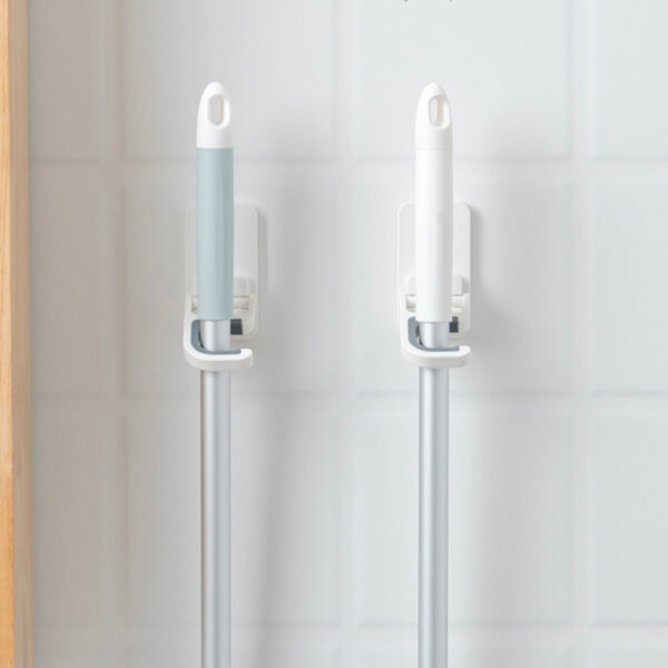Easy Mop & Broom Wall Holder Griper Mount Bathroom Kitchen 3M Style Degree Sg Singapore