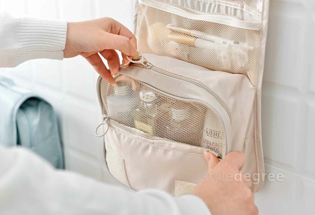 Classica Travel Toiletries Organizer Organiser Pouch Bathroom Toilet Holder Style Degree Sg Singaproe