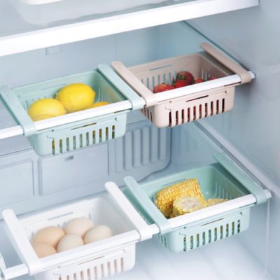 Extendable Fridge Sliding Organizer Food Storage Container Style Degree Sg Singapore