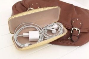 Store cables in eyeglass case, how to organize wires for storage, how to pack cables and chargers, how to organize cables in bags, Style Degree, Singapore, SG, StyleMag.