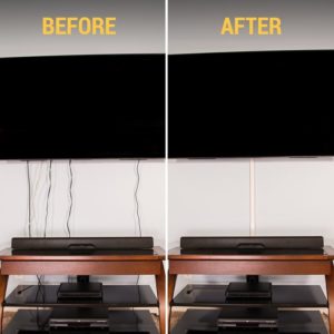 TV Cable concealer, how to hide messy wires, how to organize tv wires for wall mount, how to hide cords behind tv, Style Degree, Singapore, SG, StyleMag.