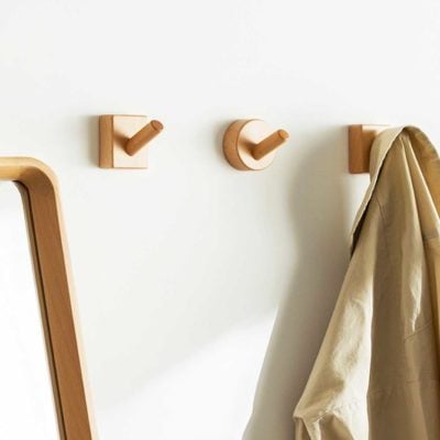 Woody Wall Knob Hooks Rear Door Coat Hangers Clothes Hanger Style Degree Sg Singapore