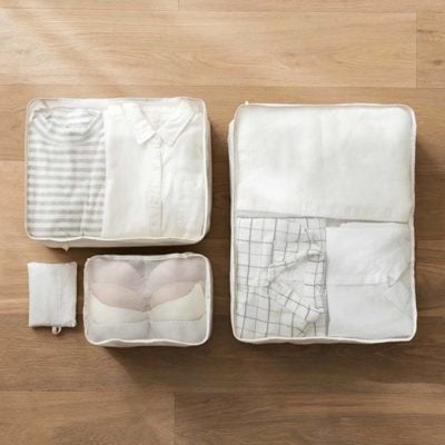 Zen Foldable Travel Luggage Organizer (3pc Set) Organiser Pouch Bag Style Degree Sg SIngapore