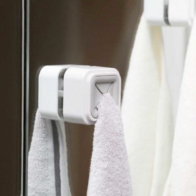 Anti-slip Cloth & Towel Wall Hanger Bathroom Kitchen Towel Style Degree Sg Singapore