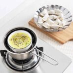 Folding Stainless Steel Steamer Basket Vegetable Meat Fish Steam Insert Style Degree Sg Singapore