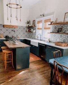 Bohemian Kitchen, Open Concept Kitchen, Pastel Kitchen Ideas, Kitchen Design Ideas Kitchen Renovation Kitchen Accessories Kitchen Islands Kitchen Peninsula Singapore Homes HDB 5-room Kitchen Ideas, Condos, Style Degree, Singapore, Sg