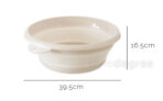 Minimalist Collapsible Wash Basin Bucket Pail Washing Cleaning Bathroom Laundry Style Degree Sg Singapore