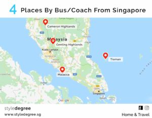 Places By Coach From Singapore, Genting Highlands, Cameron Highlands, Tioman, Malacca, Singapore, Style Degree, sg