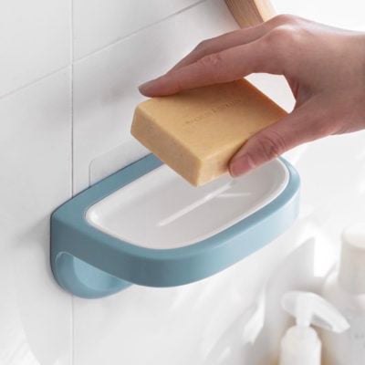 Easy Soap Wall Mount Holder Soap Bar Container Bathroom Wall Hanging Hook Style Degree Sg Singapore