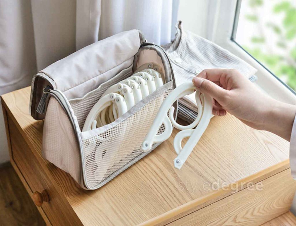 Foldable Travel Clothes Hangers (3pc Set) Travel Hanger Style Degree
