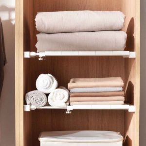 Extendable Wardrobe & Cabinet Shelf Divider