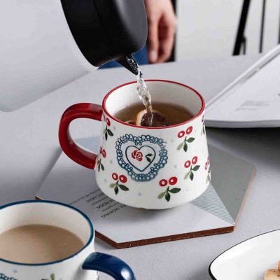 Vintage Cherry Mug Coffee Cup Dinnerware Dining Style Degree Sg Singapore
