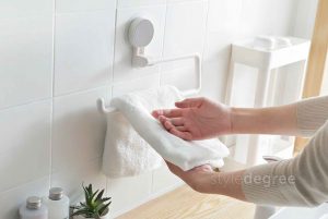 Minimalist Hand & Paper Towel Wall Holder Hanger Kitchen Bathroom Holder Style Degree Sg Singapore