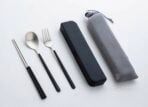 The Modern Portable Cutlery Utensils Box Set Fork Spoon chopsticks Picnic Style Degree Sg Singapore