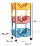 Kids Toy Storage Trolley Children Baby Toys Organizer Box Organiser Style Degree Sg Singapore