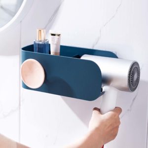 Eclectic Hair Dryer Wall Shelf (With Cable Organizer) Hanging Holder Style Degree Sg Singapore