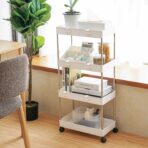 Luxe Storage Trolley Kitchen Bathroom Rack Roller Wheels Style Degree Sg Singpore