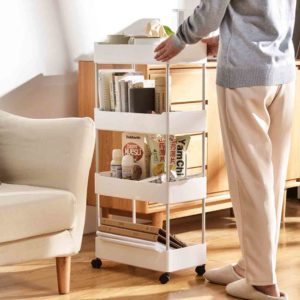 Luxe Storage Trolley Kitchen Bathroom Rack Wheels Style Degree Style Degree Sg Singapore