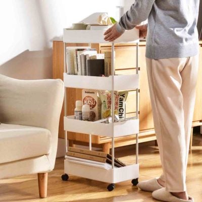 Luxe Storage Trolley Kitchen Bathroom Rack Wheels Style Degree Style Degree Sg Singapore