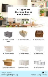 Storage box container, Storage box for homes, Storage boxes, Style Degree, SG, Singapore, StyleMag