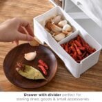 Capsule Dustproof Condiments Kitchen Organizer. Condiment organizer, kitchen condiments rack, singapore, sg, style degree