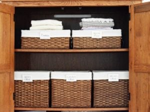 Linen closet, Folding organizing bed linens, bedroom organizing, Style Degree, Singapore, SG, StyleMag