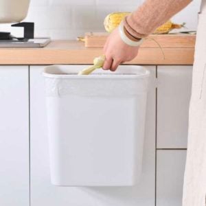 Easy Hanging Kitchen Cabinet Dustbin Trash Bin Cooking Chopping Cleaning Style Degree Sg Singapore