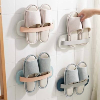 Eclectic Hanging Slippers Holder