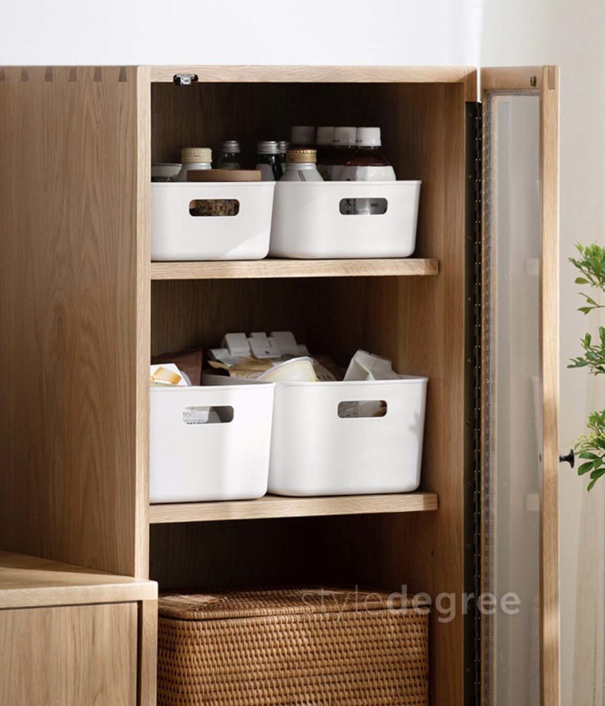 Essential Storage Bins Box Kitchen Bathroom Cabinet Organizer Style Degree Sg Singapore