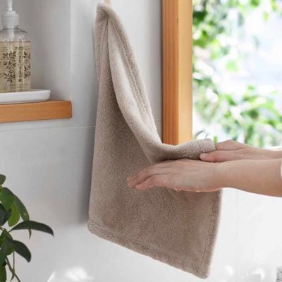 Lush Hand Towel Coral Fleece Microfiber absorbent soft lint-free Style Degree Sg Singapore