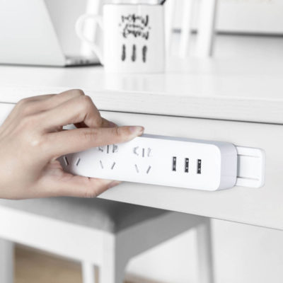 Sliding Power Cable Extender Wall Holder Cable Clip Organizer Style Degree