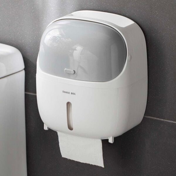 Capsule Toilet Paper Roll Wall Holder (With Storage) Tissue Bathroom Style Degree Sg Singapore