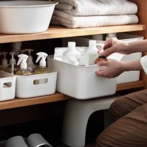Essential Storage Bins Box Kitchen Bathroom Cabinet Organizer Style Degree Sg Singapore