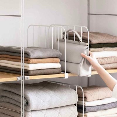 Wardrobe & Shelf Divider Bookshelf Shelves Closet Clothes Style Degree Sg Singapore