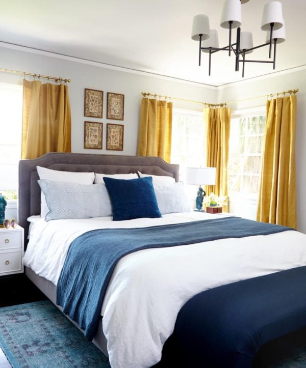 Blue & Yellow Bedroom Decor StyleMag Style Degree