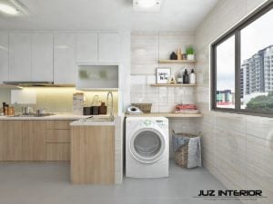 Build A Counter Over Washer, Service Yard Ideas, Maximise Space, Style Degree, Singapore, SG, StyleMag